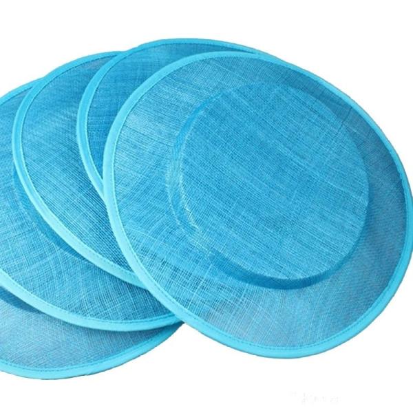 Chapéu de graduação decoração Sinamay Fascinator Chapéu Base para um olhar chique
