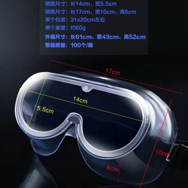 Goggles - PPE Safety Goggles Recyclable  Ce Approval - Refuse Virus and Bacterial