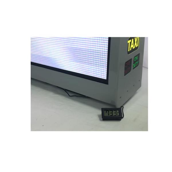 Movable Aluminum 5500 Nits Taxi Roof LED Advertising Screen
