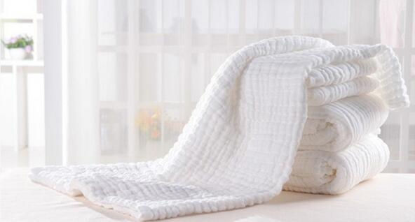 Medical 6 layer gauze bath towel 90x110cm baby quilt washable towel
