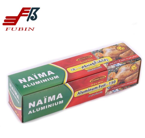 Soft Temper Silver Household Aluminum Foil Roll Environmentally Friendly