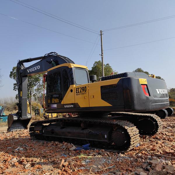 Volvo EC290 Used Hydraulic Excavator 153KW 1.3m3 Bucket Capacity