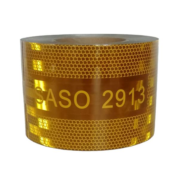 Waterproof SASO 2913 Reflective Sticker 104R Safety Warning Sticker for Saudi Market