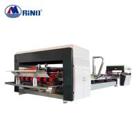 control del PLC de la máquina 7000kgs de 220pcs/Min Automatic Folder Gluer Stitcher