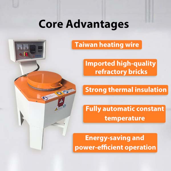 High Efficiency Casting Machine Intelligent Digital Control Electric Melting Furnace