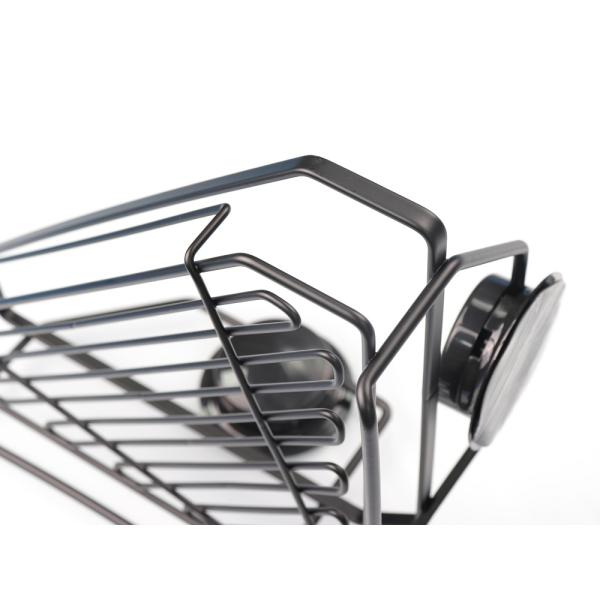 Чернота окислила вися угловую стену полки ливня установила OEM ISO9001 ODM полок