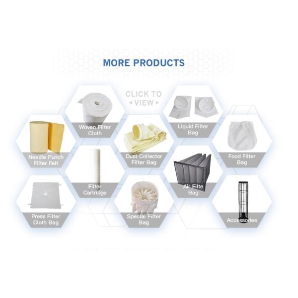 CE цементной промышленности аттестовал фильтры 2mm Baghouse в высасывающих системах