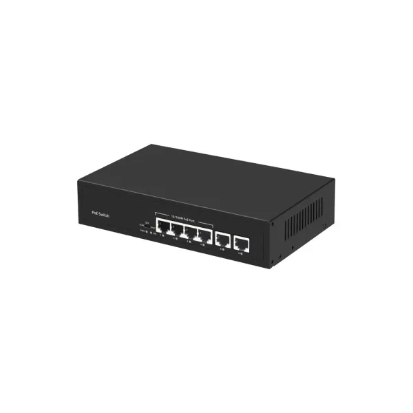 Gigabit 4 Ports Poe Switch IEEE 802.3af/at Standard 65W Poe Network Switch