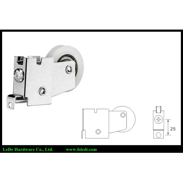 Bangladesh market Iron frame 6001zz bearing sliding window roller