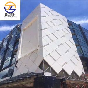 Écrans d'aluminium à dalles, bandes isolantes thermiques, faux plafond pour immeubles de bureaux