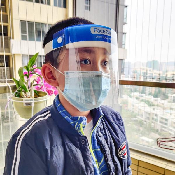 Safety Face Shield Baffle Block Anti Droplet Dust Proof Protect Full Face Covering