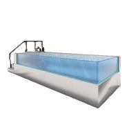 100% de PMMA virgem Acrílico importado piscina infinita Container de transporte escolar lados claros