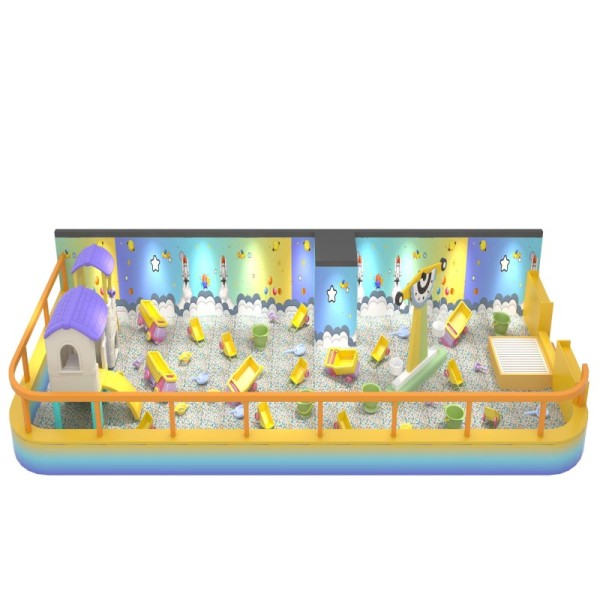 Macaron Indoor Sand Play Areas Minimalist Soft Modular for Kids Playground