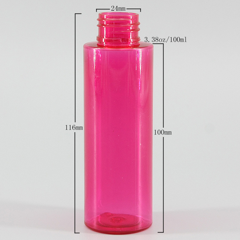 Бутылки ликера 3.38oz ЛЮБИМЦА 24mm розовые пластиковые