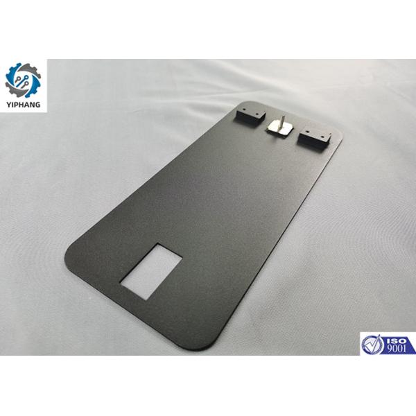 SPCC Cold Roll Steel Textured Black Powder Coated Sheet Metal Electric Cabinet Door