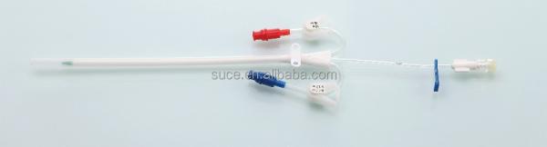 Short term Hemodialysis catheter, hemodialysis kit, single double triple lumen