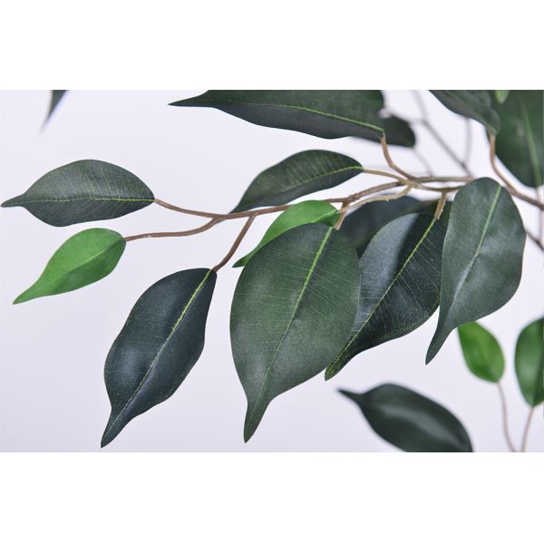 Indoor/Outdoor UV Protected Artificial Plants Banyan Tree High-Fidelity PE Decorative Art High-Low Leaves for Easter Home Decor