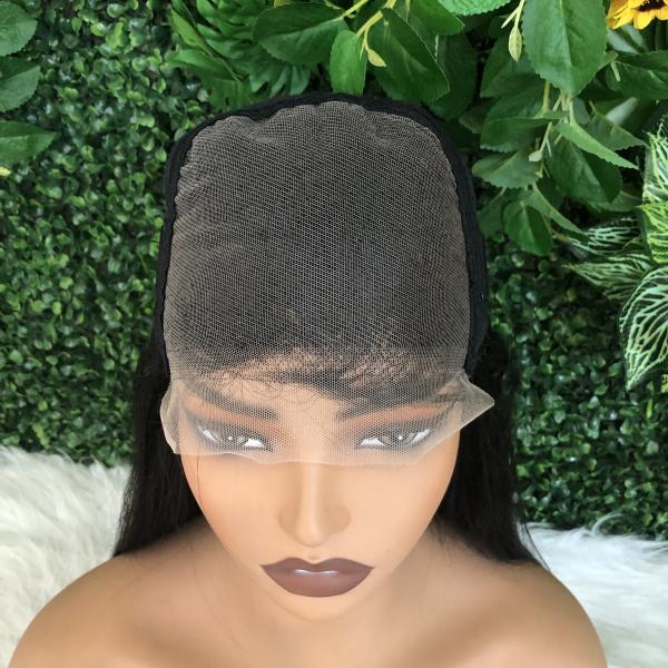 Transparent Lace Frontal Wig 5x5 Lace Closure Wig Ready To Wear Straight Human Hair Wig