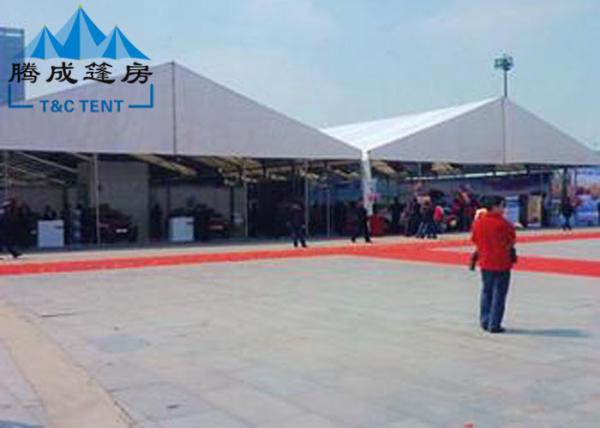 Movable Design Trade Show Tents With Clear PVC Fabric / VIP Cassette Flooring