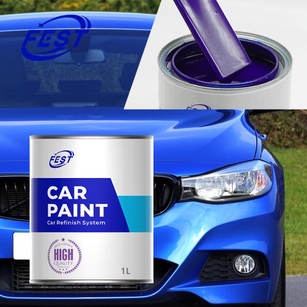 2.0bar HVLP 1K Basecoat Colors Paint Base Coat Blue Retoch Car Paint