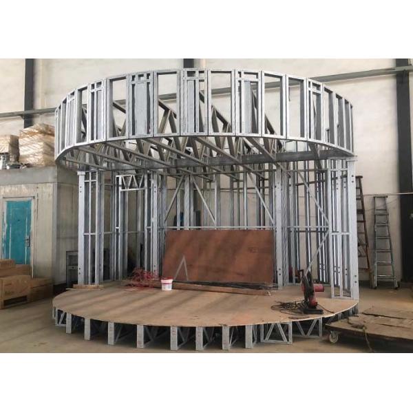 Modular Light Steel Modern Prefab Homes Round Pre Built Homes Dome Hotel Unit