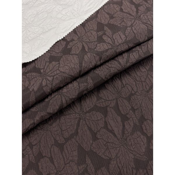 100% Polyester Spring And Summer New Style Artistic Leaf Jacquard Fabric 129CM 168G/M ²