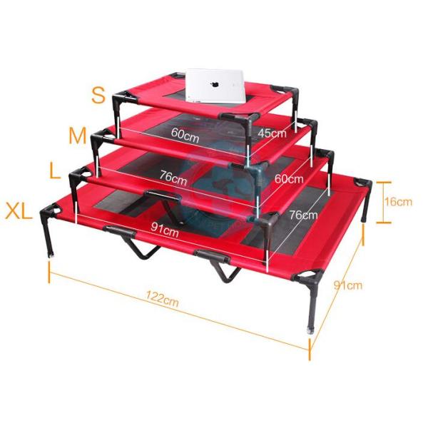 Oxford Fabric Outdoor Dog Bed Elevated Pet Cot Bed Factory