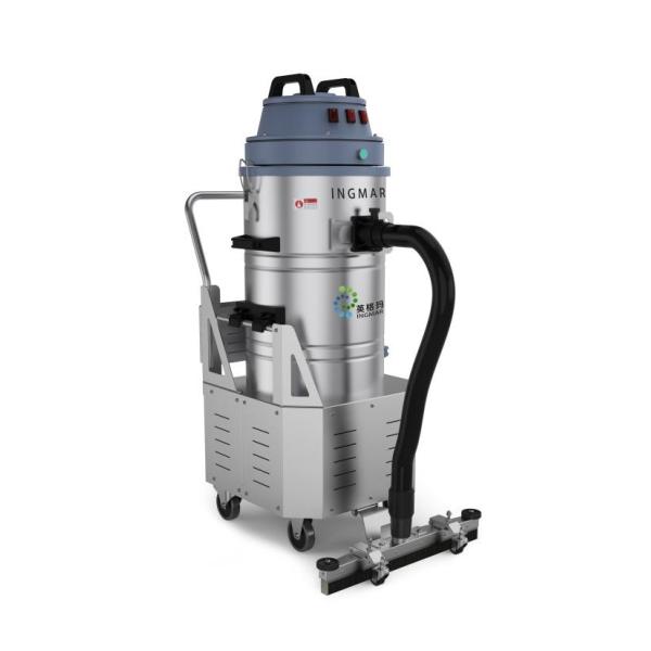 Single Barrel Industrial Wet And Dry Vacuum Cleaner , Battery Industrial Vacuum 80L