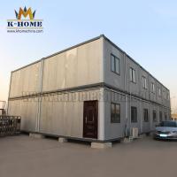 Acampamento móvel fabricado da casa pré-fabricada da casa do recipiente para o canteiro de obras