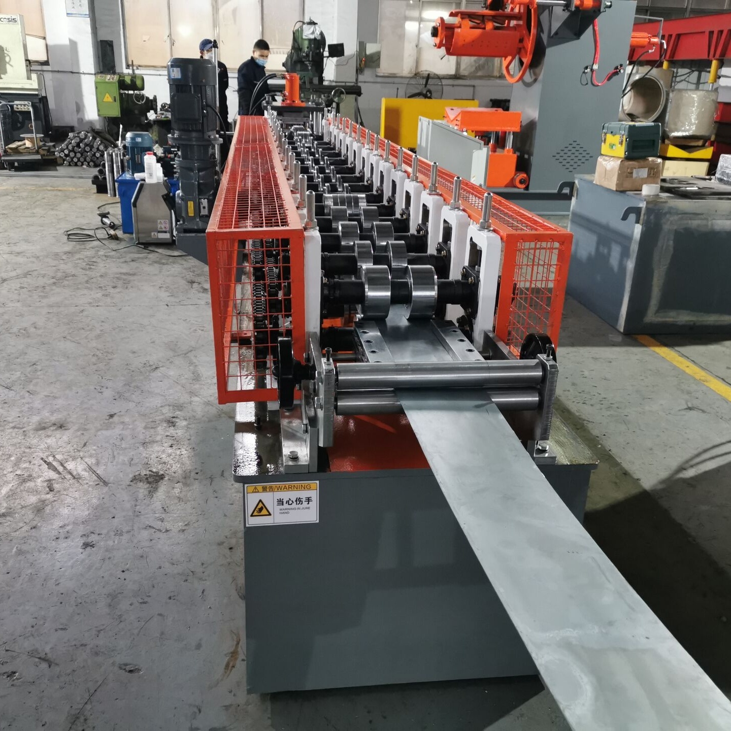 Adjustable Width South America CU Stud Track Roll Forming Machine Drywall Partition Ceiling Prefab Light Steel Decoration