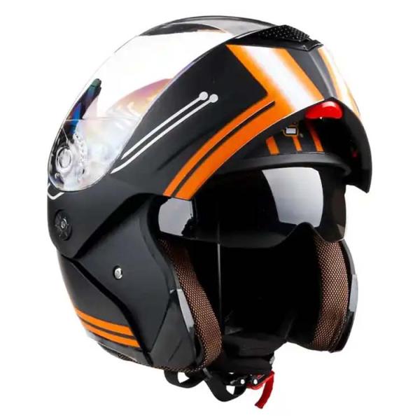 Customized Logo Accepted Make DOT Approved Motorcycle Flip Up Helmets Modular Helmet