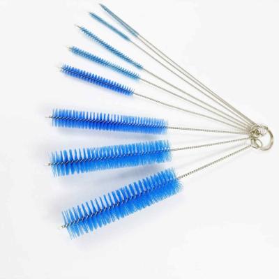 Stainless Steel Nylon Pipe Cleaning Brush With Twisted Handle 10 PCS Set