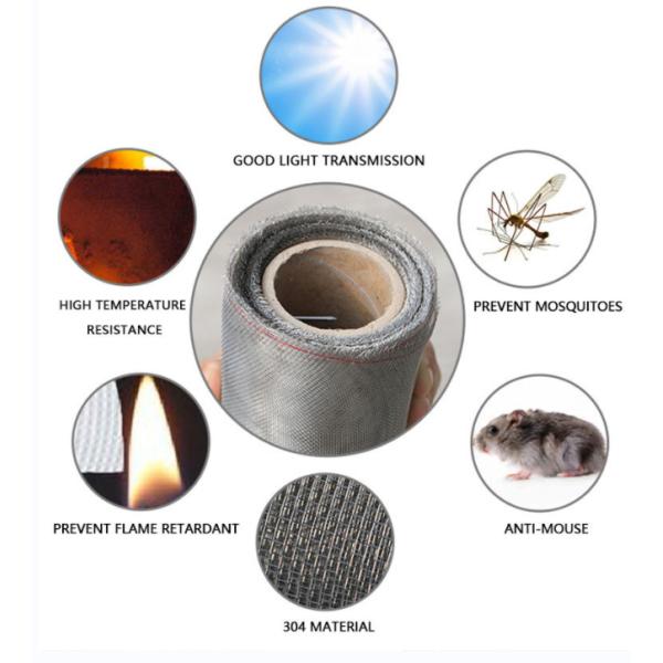 CE Certified Stainless Steel Woven Wire Mesh 2-800 Mesh