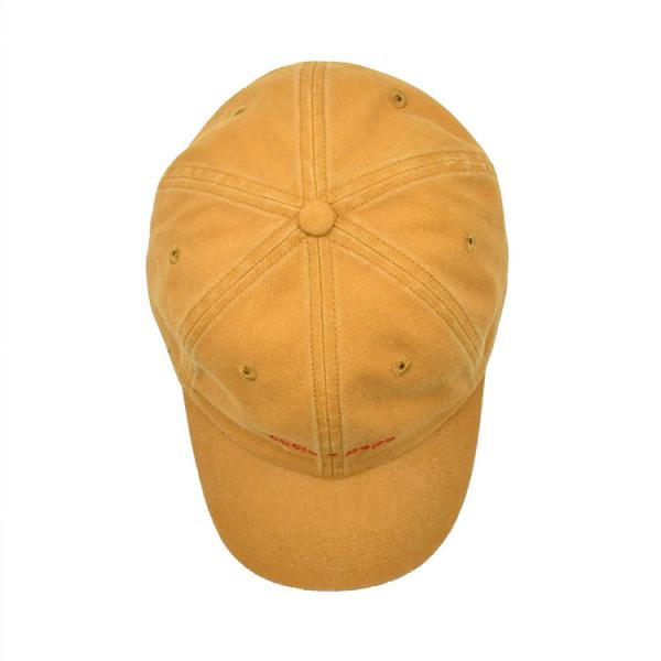 All Seasons Dad Hat  With Personalized Logo Embroidery Unisex Matching Fabric Color Eyelet