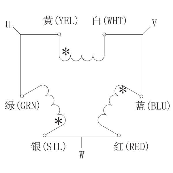 JUNQI Nema34 3 Fases Hybrid Stepper Motor 1,2 graus 67mm comprimento 2,0N.M CNC peças de máquina