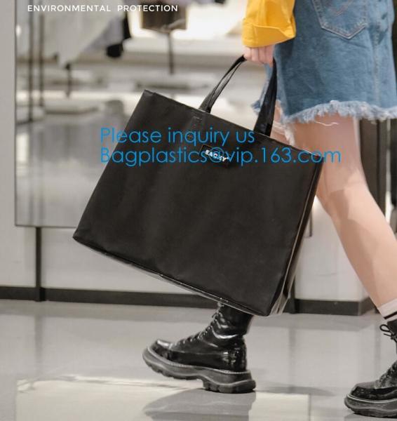 Vintage Tarpaulin Shoulder Bag Fashion Custom Durable Shopping Bag Tarpaulin Bag Washable Tote Dry Bag Cotton Handle