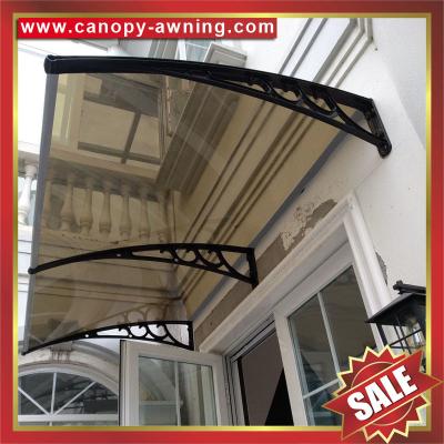 house diy door window pc polycarbonate canopy awning shelter canopies shield with aluminum alu bracket arm for sale