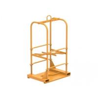 Support jaune de cylindre du diamètre LPG du transporteur 250mm de bouteille de gaz de chariot élévateur d'OEM