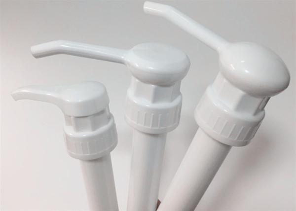 Pure White Lotion Pump Dispenser 10 - 30ml Output Smooth / Ribbed Closure
