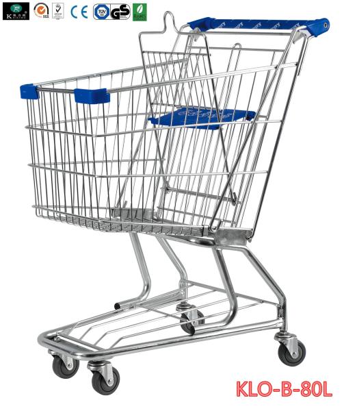 American Style Elderly / Disabled Shopping Trolley , Metal Supermarket Carts
