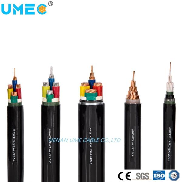 Impressão a laser Impressão a laser PVC/XLPE PVC isolado revestido de revestimento subterrâneo Directo enterrado Cu Al condutor VV Vlv Yjv Yjlv