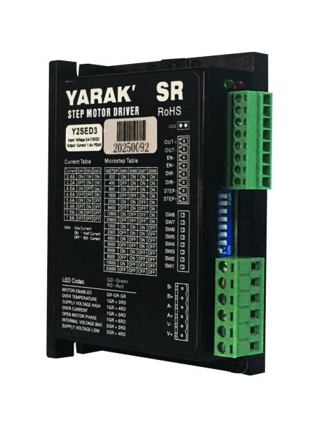 Y2SED3 7.8A DC Stepper Drive 2 Phase With Alarm Output 24 - 75VDC Input