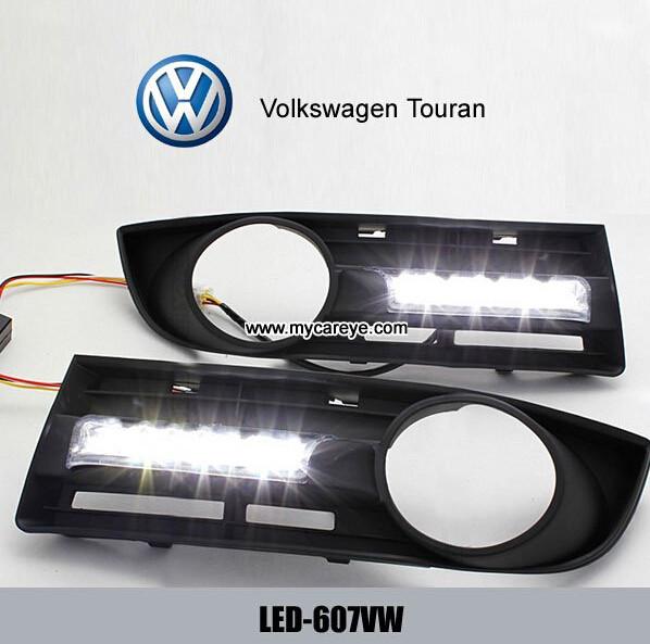 Volkswagen VW Touran DRL LED Daytime Running Light turn signal indicators