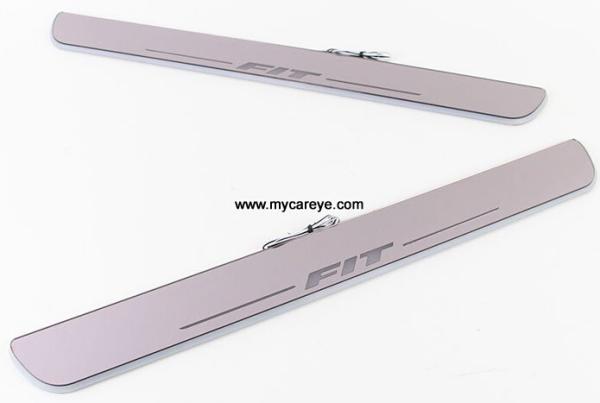 Honda Fit Water proof Welcome pedal auto lights sill door pedal for car