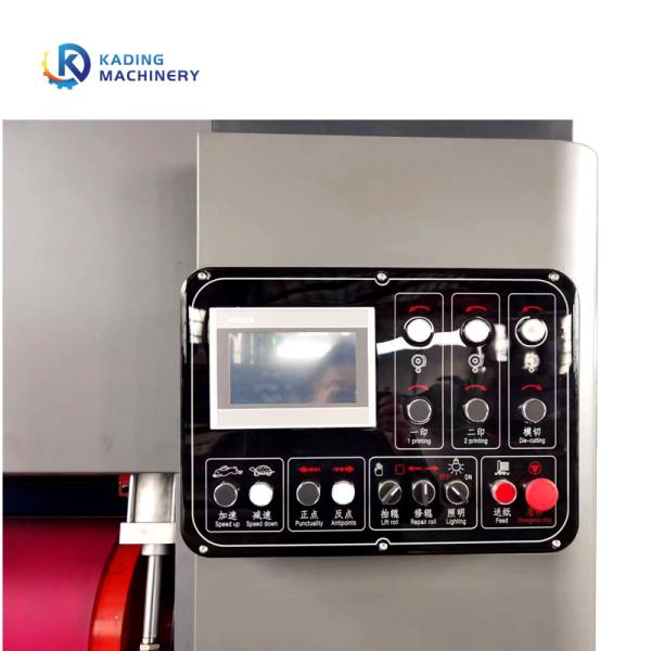 High Accuracy Corrugated Box Printing Machine With Slotting Die Cutting