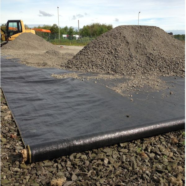8oz Woven Geotextile Under Gravel for Road Reinforcement
