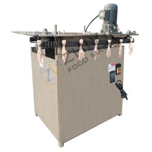 Máquina automática de desbotar patas de frango Máquina de processamento de patas
