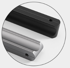 Modern Long Aluminium Alloy Door Pull Handle Golden Grey Wardrobe Handles with Screws