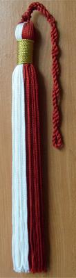 Wholesale Double Color Custom 8 Graduation Chainette Rayon Trimmings with 6 Loop