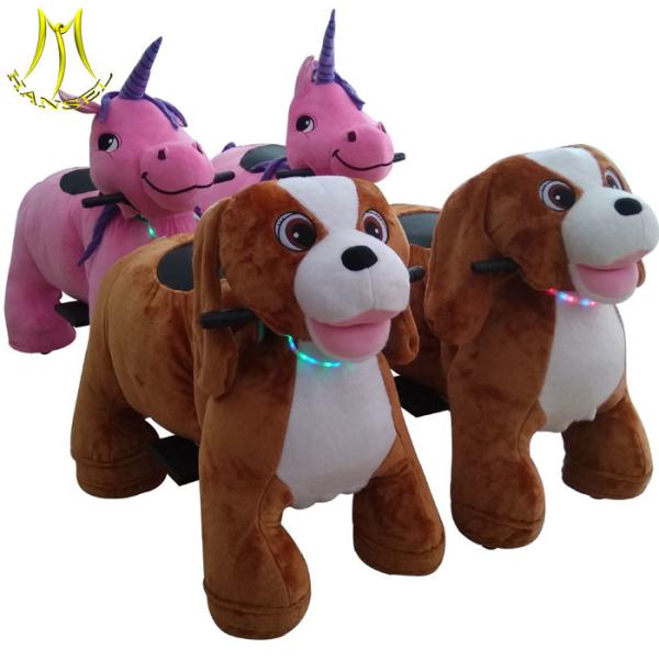 Hansel stuffed ride on animals children go kart amusement rides for sale